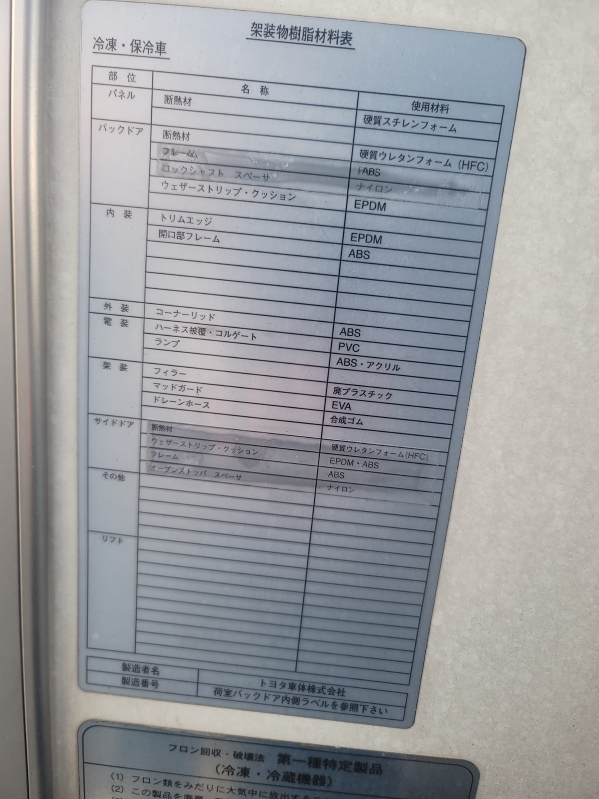2-2010 TOYOTA TOWN-ACE FREEZER