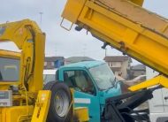 2001 ISUZU FORWARD CRANE DUMPER
