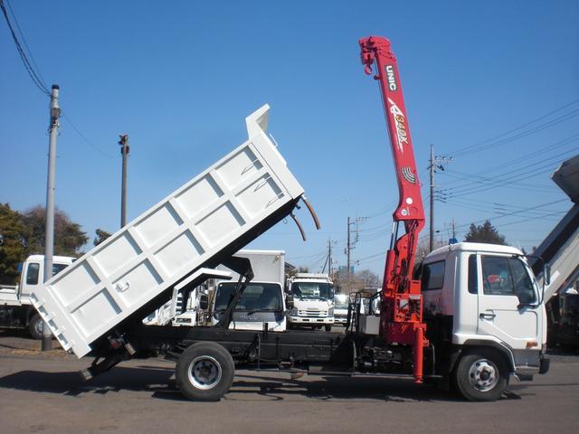 12-1999 NISSAN CONDOR DUMP UNIC CRANE TRUCK