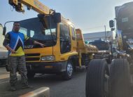 2001 ISUZU FORWARD CRANE DUMPER