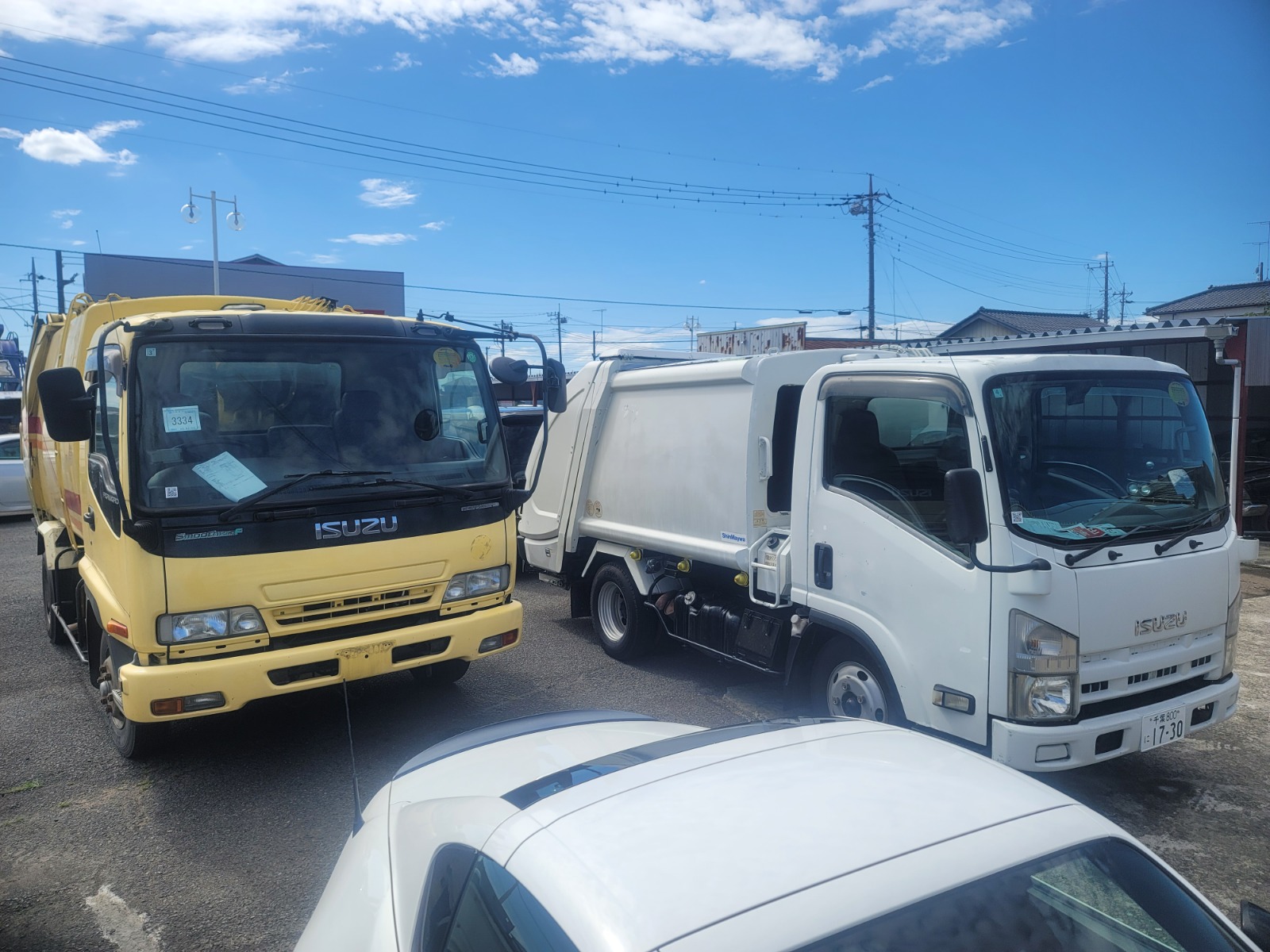 2009 ISUZU elf Garbage Truck